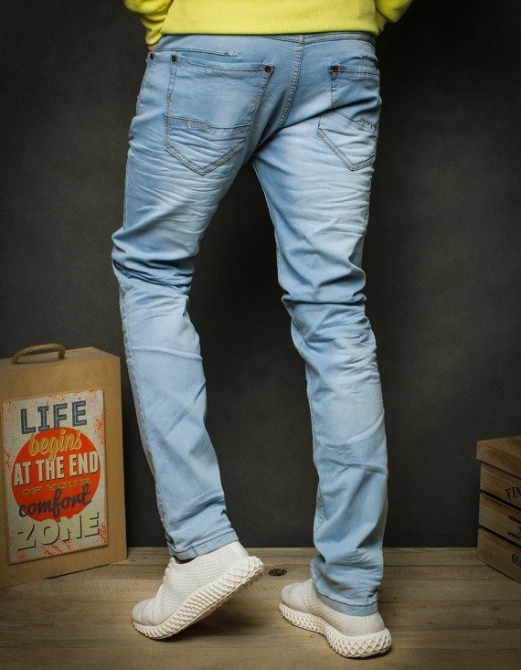 męskie spodnie jeansy stylizacja